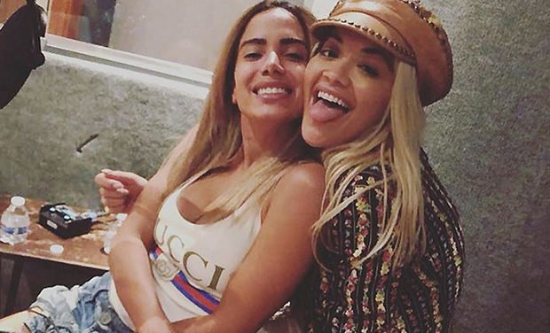 Anitta grava single com Rita Ora em Miami;